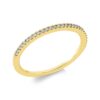 Material: gelbgold – Ring Memoire halb