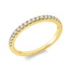 Material: gelbgold – Ring Memoire halb