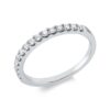 Material: weissgold – Ring Memoire halb
