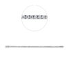 Material: weissgold – Armband Tennisarmband