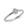 Material: weissgold – Ring Pavé