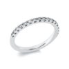 Material: weissgold – Ring Memoire halb