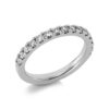 Material: weissgold – Ring Memoire halb
