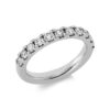 Material: weissgold – Ring Memoire halb
