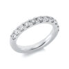 Material: weissgold – Ring Memoire halb