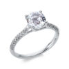 Material: weissgold – Ring Farbstein Fashion