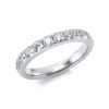 Material: weissgold – Ring Memoire halb
