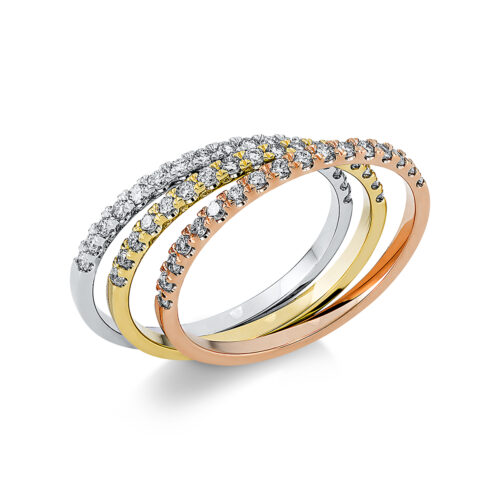 Ring Memoire halb