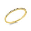 Material: gelbgold – Ring Memoire halb