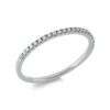 Material: weissgold – Ring Memoire halb