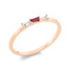 Material: rotgold – Ring Farbstein Classic