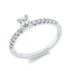Material: gelbgold – Ring Solitaire mit Besatz