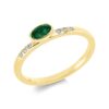 Material: gelbgold – Ring Farbstein Classic