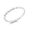 Material: weissgold – Ring Baguette