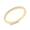 Material: gelbgold – Ring Memoire halb