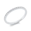 Material: weissgold – Ring Memoire halb