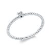 Material: weissgold – Ring Solitaire