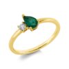 Material: gelbgold – Ring Farbstein Classic