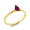 Material: gelbgold – Ring Farbstein Classic