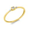 Material: gelbgold – Ring Baguette