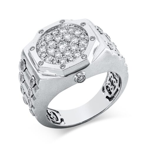 Ring Mehrfachsteinbesatz