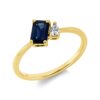 Material: gelbgold – Ring Farbstein Classic