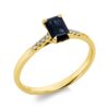 Material: gelbgold – Ring Farbstein Classic