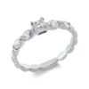 Material: weissgold – Ring Solitaire
