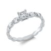 Material: weissgold – Ring Solitaire