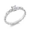 Material: weissgold – Ring Solitaire