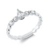Material: weissgold – Ring Solitaire