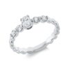 Material: weissgold – Ring Solitaire