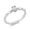 Material: weissgold – Ring Solitaire