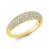 Material: gelbgold – Ring Pavé