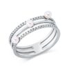 Material: weissgold – Ring Perle