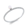 Material: weissgold – Ring Perle