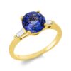 Material: gelbgold – Ring Farbstein Classic