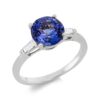 Material: weissgold – Ring Farbstein Classic