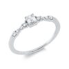 Material: weissgold – Ring Modern Woman