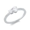 Material: weissgold – Ring Modern Woman