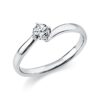 Material: weissgold – Ring Solitaire