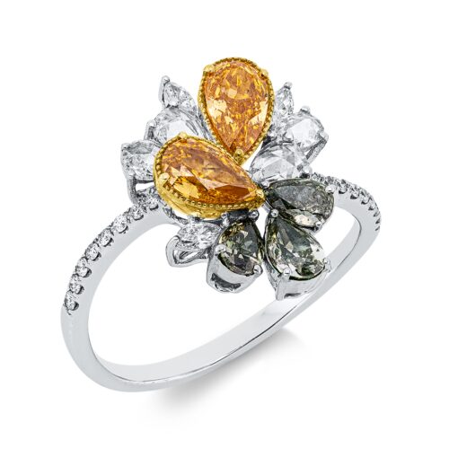 Ring Farbiger Diamant