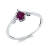 Material: weissgold – Ring Farbstein Classic