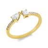 Material: gelbgold – Ring Baguette