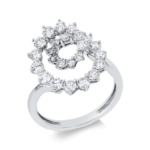 Ring Mehrfachsteinbesatz