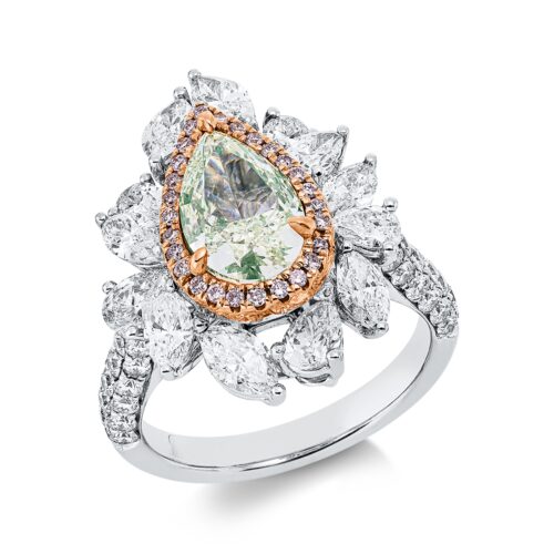 Ring Farbiger Diamant