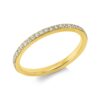 Material: gelbgold – Ring Memoire voll
