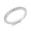 Material: weissgold – Ring Memoire halb