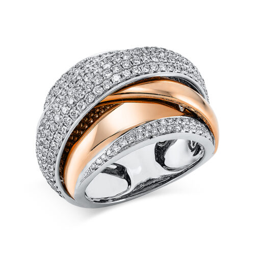 Ring Mehrfachsteinbesatz