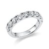 Material: weissgold – Ring Memoire halb